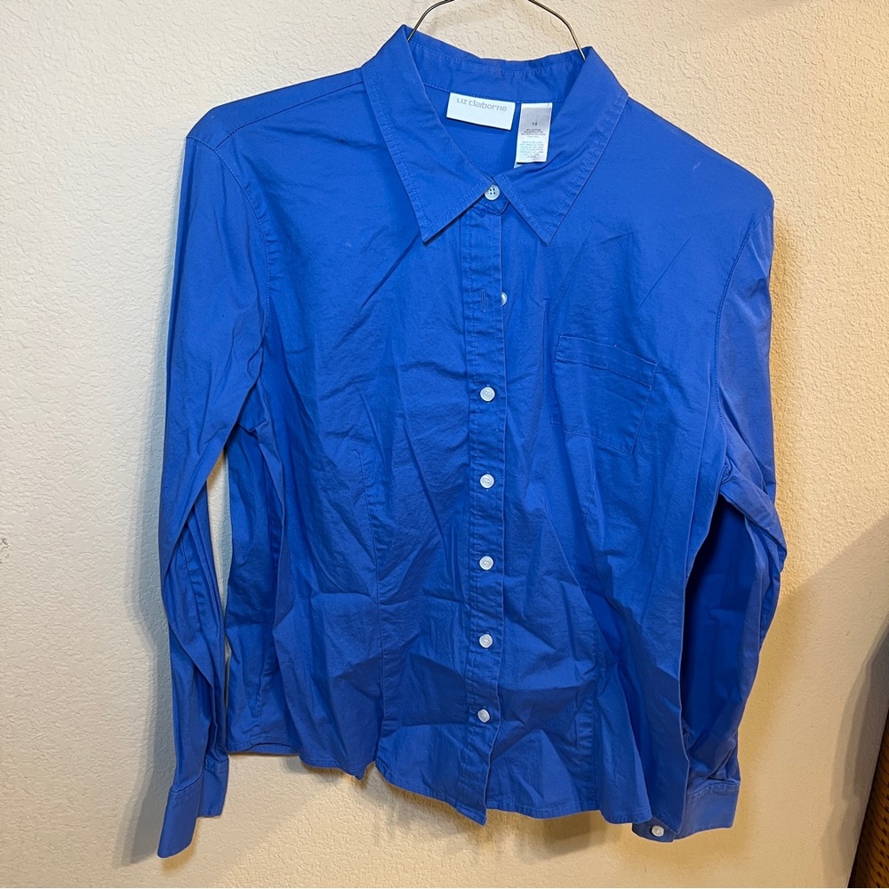 Liz Claiborne Long Sleeve Button Down Top